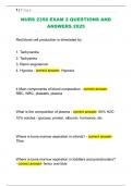 NURS 2356 EXAM 2 QUESTIONS AND  ANSWERS 2025