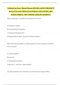 California Law Exam - Physical Therapy &vert;2025-2026  LATEST UPDATED&vert; 70   REAL EXAM AND COMPLETE QUESTIONS AND ANSWERS &vert; 100&percnt; RATED CORRECT &vert; 100&percnt; VERFIED &vert; ALREADY GRADED A&plus;