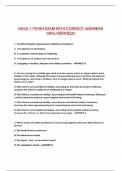 NACE 1 PN-RN EXAM WITH CORRECT ANSWERS 100% VERIFIED!!