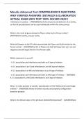 Mendix Advanced Test COMPREHENSIVE QUESTIONS AND VERIFIED ANSWERS &lpar;DETAILED & ELABORATED&rpar; ACTUAL EXAM 2025 TEST 100&percnt; SOLVED 2025&excl;&excl;