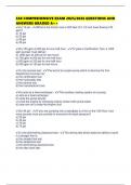 FAE COMPREHENSIVE EXAM 2025&sol;2026 QUESTIONS AND ANSWERS GRADED A&plus;&plus;