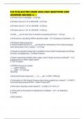 FAE EVALUATION EXAM 2025&sol;2026 QUESTIONS AND ANSWERS GRADED A&plus;&plus;