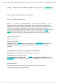 CCSP &ndash; Certified Cloud Security Professional Practice Test Questions with Answers&lpar;2025&rpar;