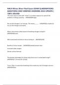 NAUI Nitrox Diver Final Exam EXAM ELABORATIONS QUESTIONS AND VERIFIED ANSWERS 2025 UPDATE &vert; 100&percnt; SOLVED