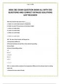 ABSA 3B2 EXAM QUESTION BANK ALL WITH 550 QUESTIONS AND CORRECT DETAILED SOLUTIONS JUST RELEASED 