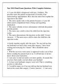 Nur 2101 Final Exam Questions With Complete Solutions
