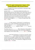 COG170 Cogito Fundamentals Chapter 4 Data Lineage questions with accurate answers&period;