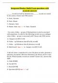 Integrated Beaker Build Exam questions with accurate answers