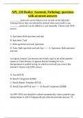 APL 250 Beaker Anatomic Pathology questions with accurate answers