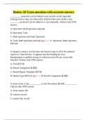 Beaker AP Exam questions with accurate answers