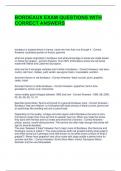 BORDEAUX EXAM QUESTIONS WITH CORRECT ANSWERS