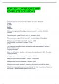 BORDEAUX WINE QUIZ WITH COMPLETE SOLUTIONS