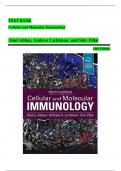 &colon; Cellular and Molecular Immunology &ndash; 10th Edition by Abul Abbas&comma; Andrew Lichtman&comma; and Shiv Pillai &vert; Complete Test Bank with Verified Answers