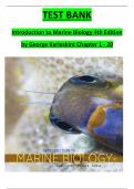 TEST BANK Introduction to Marine Biology 4th Edition by George Karleskint Chapter 1 - 20 &emsp;