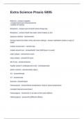 Extra Science Praxis 5005 Questions and Answers 100&percnt; Correct