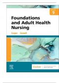 TEST BANK FOR Foundations and Adult Health Nursing 9th Edition by Kim Cooper MSN RN&comma; Kelly Gosnell ISBN&colon;978-0323812054 COMPLETE GUIDE ALL CHAPTERS COVERED 100&percnt; VERIFIED A&plus; GRADE ASSURED&excl;&excl;&excl;&excl;&excl;NEW LATEST UPDATE&excl;&excl;&excl;&excl;&excl;