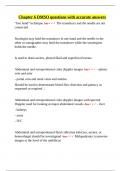 Chapter 6 DMSO questions with accurate answers