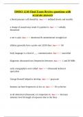 DMSO 1210 Final Exam Review questions with accurate answers&period;