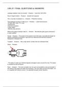 LRA 211 FINAL QUESTIONS & ANSWERS