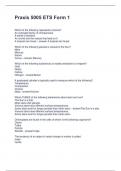 Praxis 5005 ETS Form 1 Questions and Answers 
