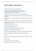 Praxis 5005- Life Science Questions and Answers Rated A&plus;