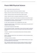 Praxis 5005 Physical Science Questions and Answers 