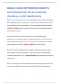 MODULE 9 EXAM COMPREHENSIVE EXAM WITH  QUESTIONS AND WELL DETAILED ANSWERS  &lpar;GRADED A&plus;&rpar; LATEST UPDATE 2025&sol;26 