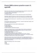 Praxis 5005-science practice exam -1 egwiv89 Questions with Correct Answers