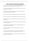 PBHL-P 109 EXAM 1 QUESTIONS AND ANSWERS&period;