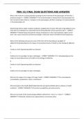 PBHL 511 FINAL EXAM QUESTIONS AND ANSWER1