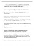 PBHL 1103 MIDTERM EXAM QUESTIONS AND ANSWERS