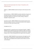 WGU D115 OA Study Guide Unit 3 Exam 57 Questions with Verified Answers&comma;100&percnt;CORRECT