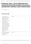SONICWALL SNSA - EXAM QUESTIONS WITH COMPLETE SOLUTION&rpar; &lpar;MULTIPLE CHOICES&rpar; &lpar;A&plus; GRADED 100&percnt; VERIFIED&rpar; LATEST VERSION 2025&excl;&excl;
