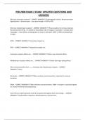PSB 2000 EXAM 2 EXAM UPDATED QUESTIONS AND ANSWERS&period;