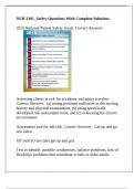 NUR 2101&lowbar;Safety Questions With Complete Solutions