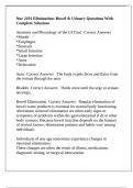 Nur 2101 Elimination&colon; Bowel & Urinary Questions With Complete Solutions