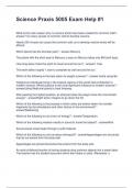 Science Praxis 5005 Exam Help -1 Questions and Answers Latest Updated