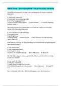 NSHC Exam &ndash; Questions With Comprehensive Answers  