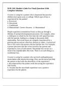 NUR 2101 Module 4 &lpar;Info For Final&rpar; Questions With Complete Solutions