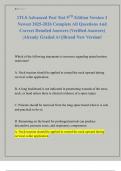 ITLS ADVANCED POST TEST BUNDLED EXAMS EDITION NEWEST 2025 COMPLETE ALL QUESTIONS AND CORRECT DETAILED ANSWERS &lpar;VERIFIED ANSWERS&rpar; &vert;ALREADY GRADED A&plus;