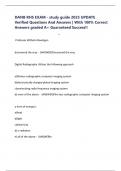 DANB RHS EXAM - study guide 2025 UPDATE Verified Questions And Answers &vert; With 100&percnt; Correct Answers graded A&plus; Guaranteed Success&excl;&excl;