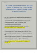 WGU D196 Objective Assessment Final Exam  Version 3 Newest 2025-2026 Complete All 100  Questions And Correct Detailed Answers  &lpar;Verified Answers&rpar; &vert;Already Graded A&plus;&vert;&vert;Brand  New Version&excl; 