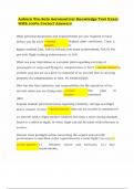 Auburn Pre-Solo Aeronautical Knowledge Test Exam With 100&percnt; Correct Answers