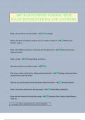 ABC BARTENDING SCHOOL TEST EXAM 2025 QUESTIONS AND ANSWERS
