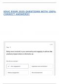 EDUC EXAM 2025 QUESTIONS WITH 100&percnt; CORRECT ANSWERS&excl;&excl;