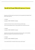 Nm Iii Sci Exam With All Answers Correct