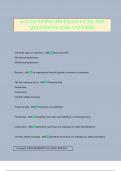ACCOUNTING 200 EXAM 1 UTK 2025 QUESTIONS AND ANSWERS