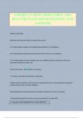 AMERICAN RED CROSS FIRST AID&sol; BLS&sol;CPR EXAM 2025 QUESTIONS AND ANSWERS