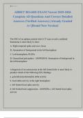 ABRET BOARD EXAM Newest 2025-2026  Complete All Questions And Correct Detailed  Answers &lpar;Verified Answers&rpar; &vert;Already Graded  A&plus;&vert;&vert;Brand New Version&excl;