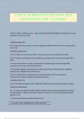 UNIT 6 AP BIO EXAM REVIEW 2025 QUESTIONS AND ANSWERS